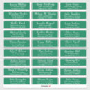 Search for individual name stickers Elegant