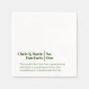 Search for fun fact wedding napkins Cocktail