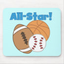 Search for all star mousepads Sports