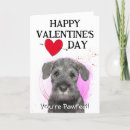 Search for schnauzer valentines day cards Red