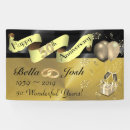 Search for happy anniversary banners Gold
