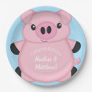 Search for pig plates Birthday party