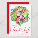 Search for watercolor wreath christmas cards Berries
