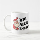 Search for funny happy new year mugs Santa