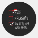 Search for attempt stickers Santa