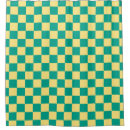 Search for green shower curtains Chequered