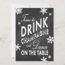 Search for chalkboard new years eve invitations Rustic