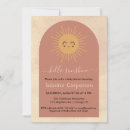 Search for sunshine baby girl shower invitations Minimalist
