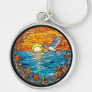Search for colourful ocean waves key rings Sunset