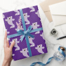 Search for ghosts wrapping paper Orange