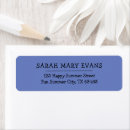 Search for blue and black return address labels Trendy