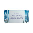 Search for winter rose return address labels Gold