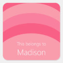 Search for pink and white stripe stickers For kids