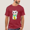 Search for cute japanese lucky cat tshirts Chinese