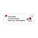 Search for i love animals return address labels Heart
