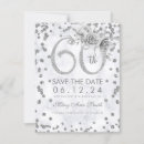 Search for 60th save the dates Silver
