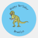 Search for cartoon t rex stickers Jurassic