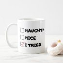 Search for naughty and nice mugs Humour