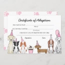 Search for pet adoption invitations Dog party