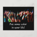 Search for coloured pencil postcards Bright