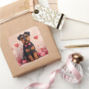 Search for romantic lovers valentines day stickers Dog lover