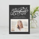 Search for chalkboard graduation invitations Graduate