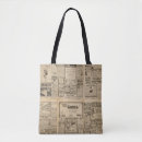 Search for newspaper tote bags French
