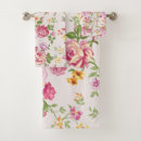 Search for pink floral bath towels Vintage
