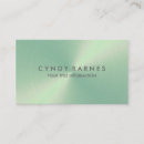 Search for mint business cards Sleek