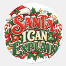 Search for i can explain stickers Santa claus