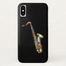 Search for jazz musician iphone cases Black