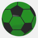Search for black soccer ball stickers Green