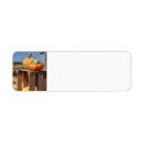 Search for fall harvest return address labels Pumpkin