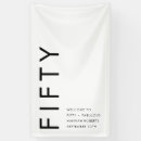 Search for 50th birthday banners Elegant birthday party