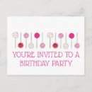 Search for pop it party invitations Pink