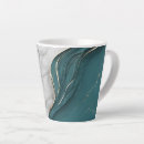 Search for teal and gold mugs Marble