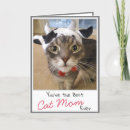 Search for funny cat mothers day cards Best cat mum