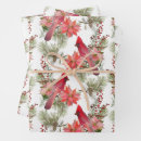 Search for red cardinal wrapping paper Festive