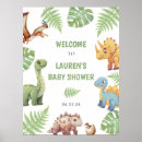 Search for dinosaur welcome signs Baby shower welcome