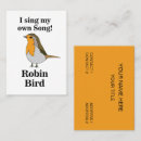 Search for robin business cards Nature