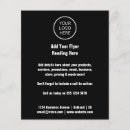Search for business flyers Black