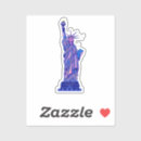 Search for iconic landmarks stickers Statue of liberty