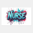 Search for best nurse stickers Typography