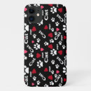 Search for footprints iphone cases Black