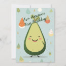 Search for avocado party invitations 1st