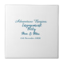 Search for engagement tiles Engagement party name date