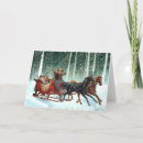 Search for horse and sleigh christmas cards Snow