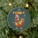 Search for chicken christmas tree decorations Santa