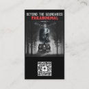 Search for paranormal business cards Ghost