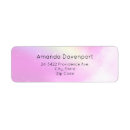 Search for pastel pink return address labels Whimsical